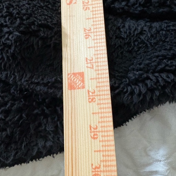 Nordic Beach Black Teddy Sherpa Jacket   Very Thick/ Soft Fabric, Hood, Pockets - Picture 11 of 16